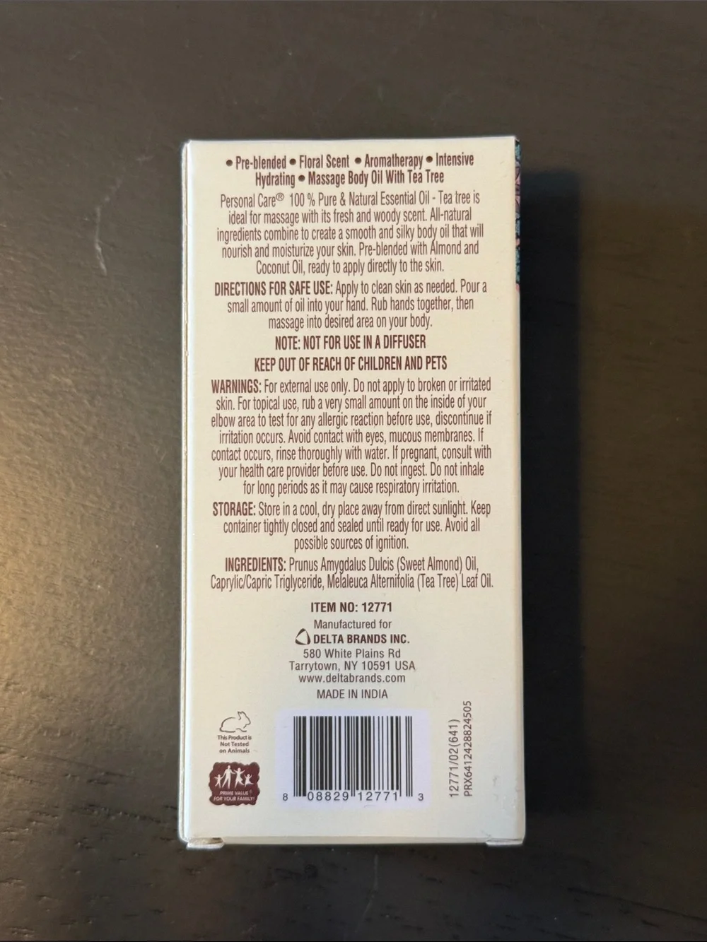 🖤 Lavender Aromatherapy Body Oil and Tea Tree Essential Oil Bundle NWT